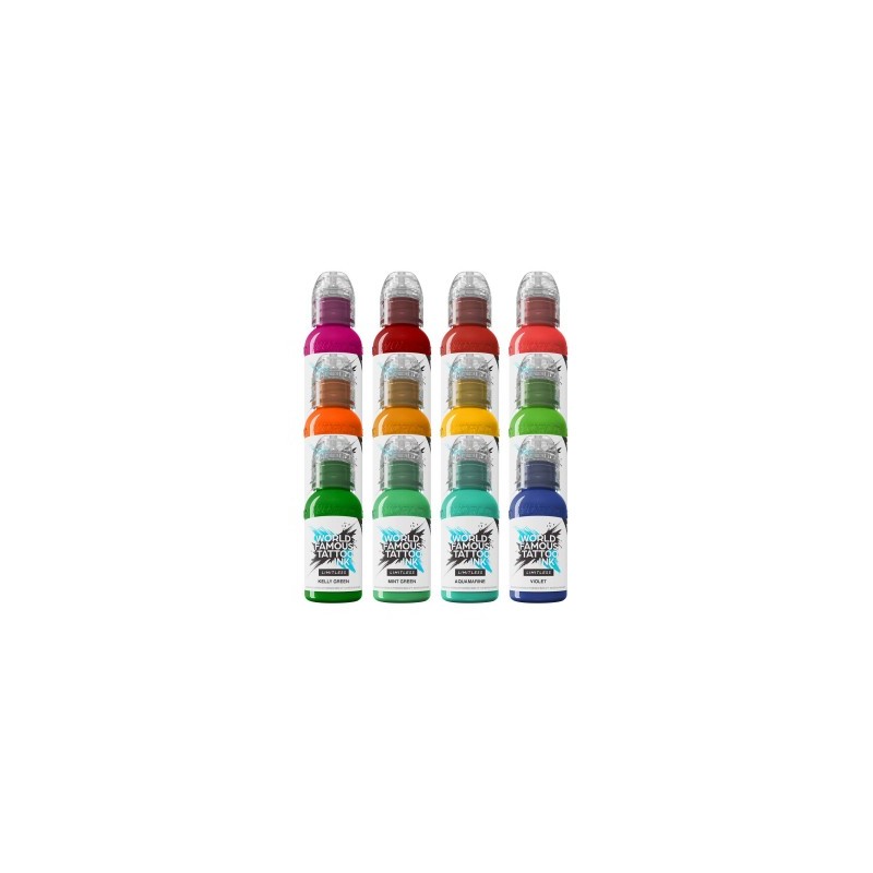 World Famous Limitless Dragon Set colori 12x30ml