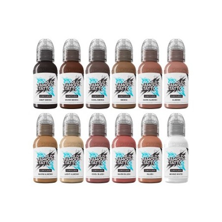 World Famous Limitless Tattoo Ink – Pink Ribbon Set 12x30ml