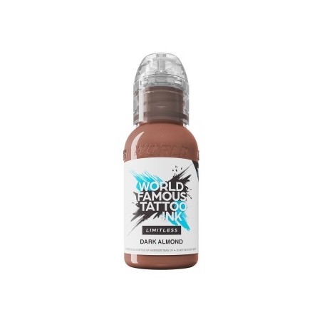 World Famous Limitless Tattoo Ink Pink Ribbon – Dark Almond 30ml