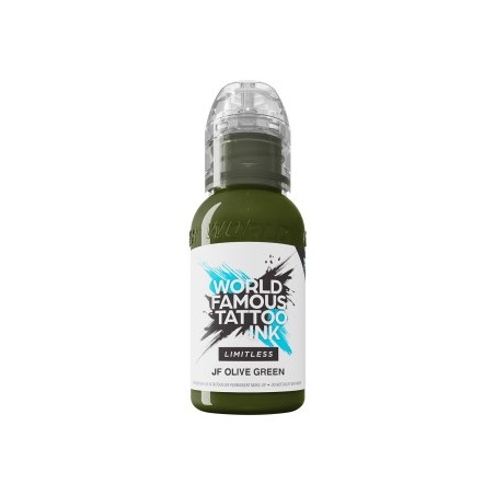 World Famous Limitless Tattoo Ink – JF Olive Green 30ml