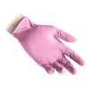 Guanti in nitrile rosa Reflexx 100 pezzi