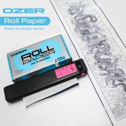 Rotolo di carta termica per stampante Stencil 30mt x 210mm Ozer