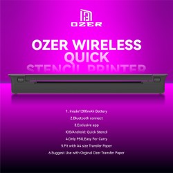 Stampante Termica a Batteria per Stencil Original OZER Wireless Bluetooth