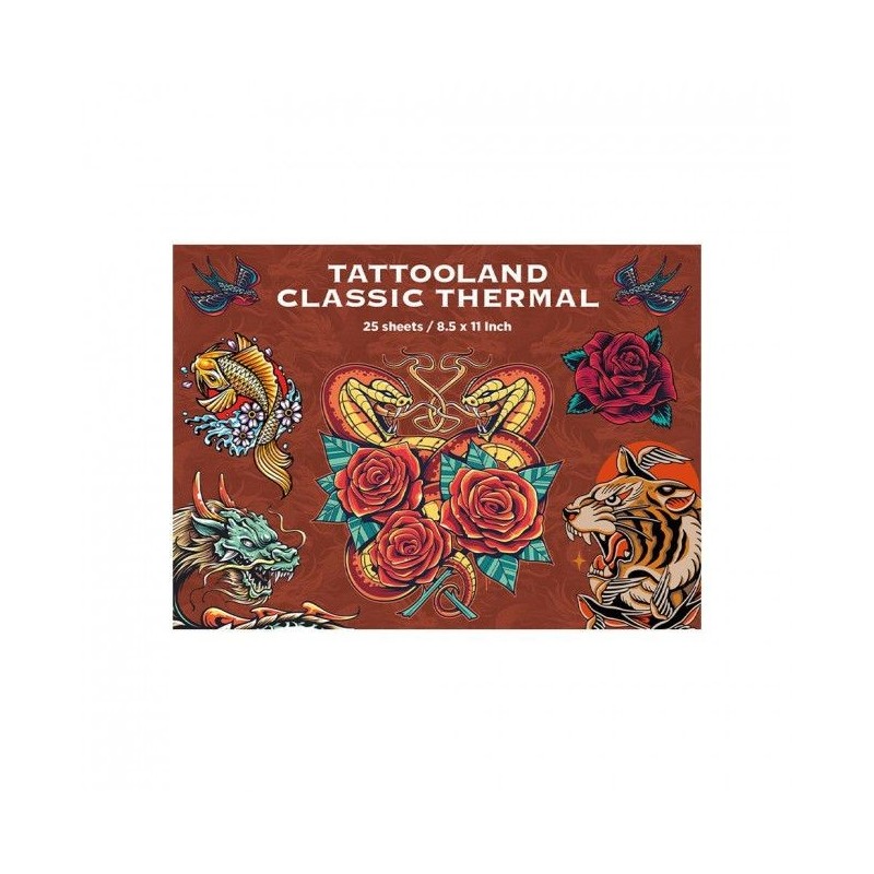 Classic Thermal Transfer Paper 25 fogli di carta termica per lo stencil A4