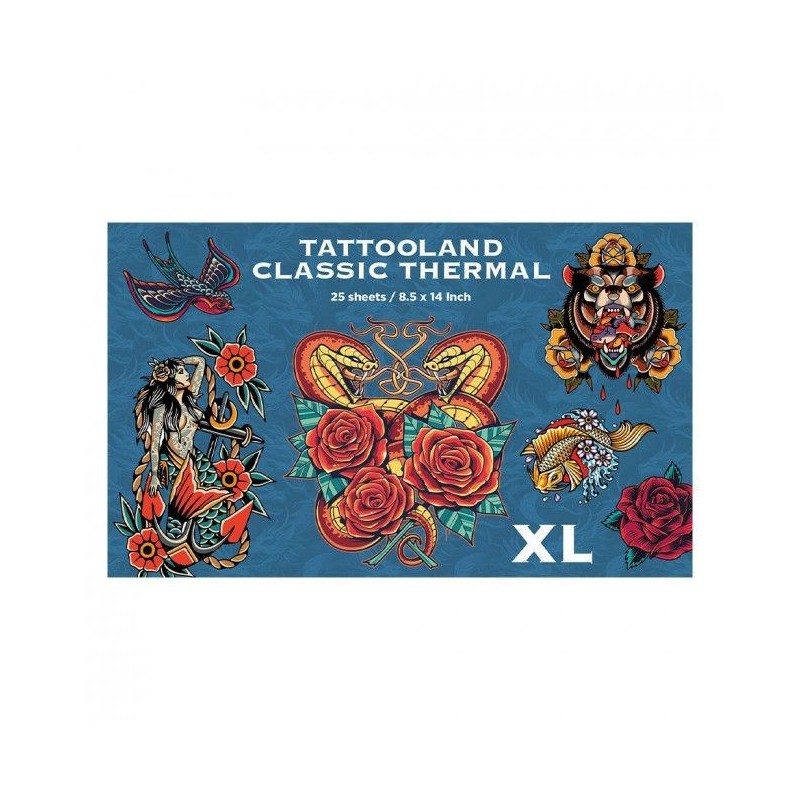 Classic Thermal Transfer Paper XL 25 fogli di carta termica da stencil 21 cm x 35 cm