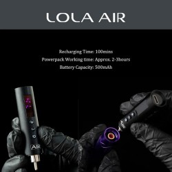 LOLA AIR Wireless Batteria PMU Pen Machine 3 Batterie) ROSA